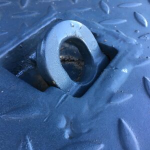 Zurrhaken im Boden versenkt 4 T